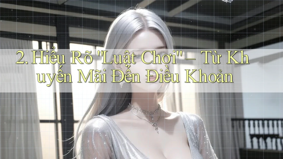 2. Hiểu Rõ “Luật Chơi” – Từ Khuyến Mãi Đến Điều Khoản 2. Hiểu Rõ “Luật Chơi” – Từ Khuyến Mãi Đến Điều Khoản