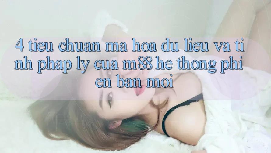 4. Tiêu Chuẩn Mã hóa dữ liệu Và Tính Pháp Lý Của M88 Hệ thống Phiên bản mới