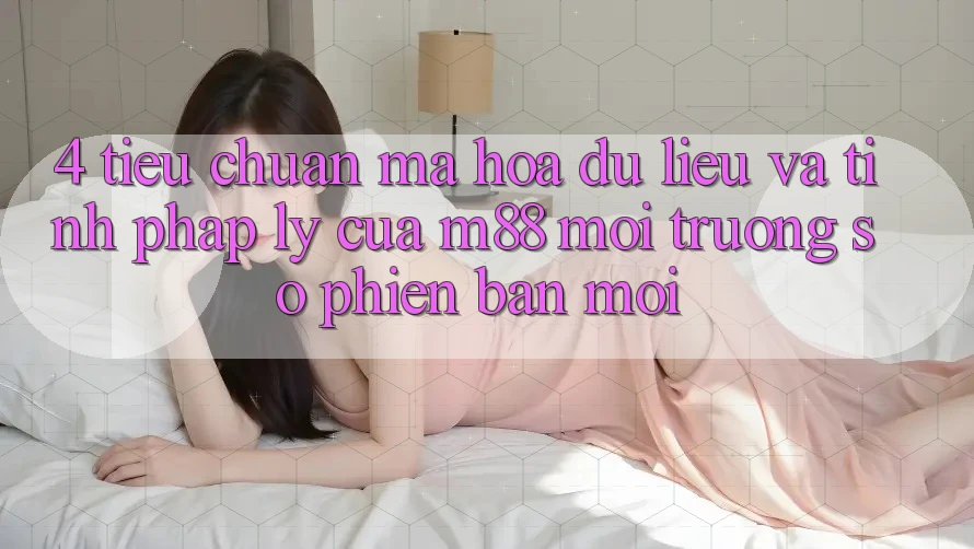 4. Tiêu Chuẩn Mã hóa dữ liệu Và Tính Pháp Lý Của M88 Môi trường số Phiên bản mới