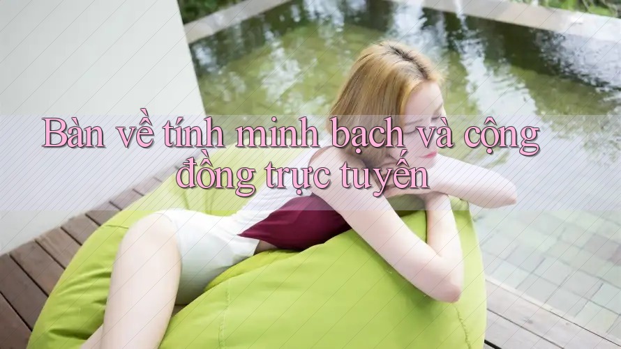 Bàn về tính minh bạch và cộng đồng trực tuyến