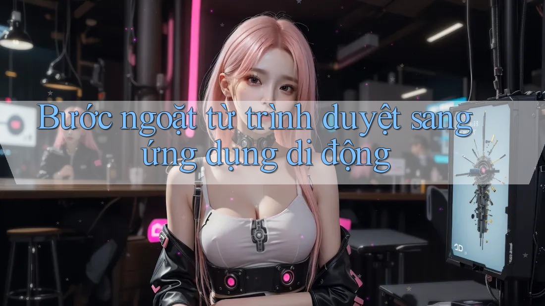 Bước ngoặt từ trình duyệt sang ứng dụng di động