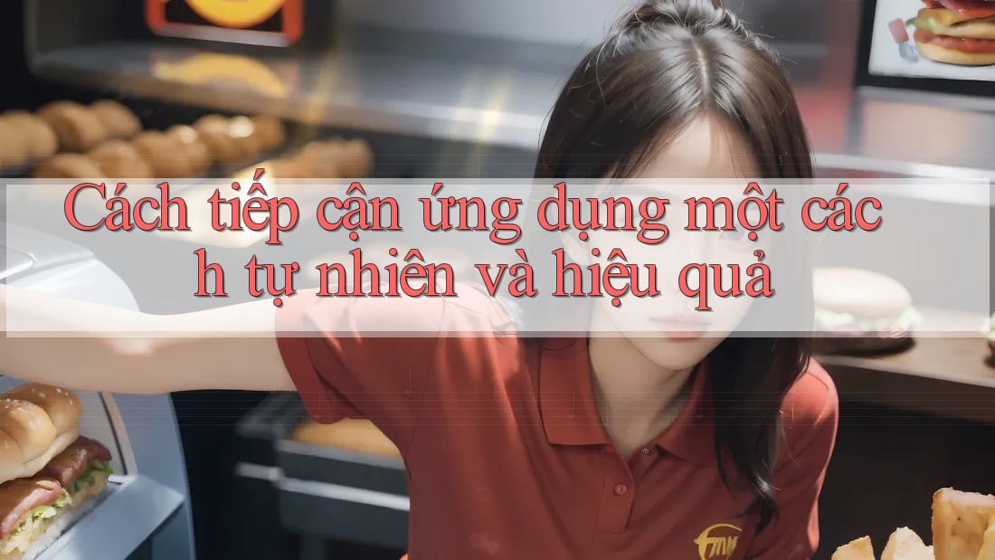 Cách tiếp cận ứng dụng một cách tự nhiên và hiệu quả Cách tiếp cận ứng dụng một cách tự nhiên và hiệu quả