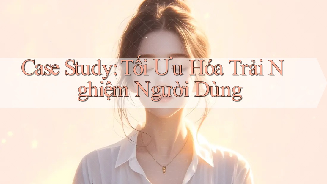 Case Study: Tối Ưu Hóa Trải Nghiệm Người Dùng Case Study: Tối Ưu Hóa Trải Nghiệm Người Dùng
