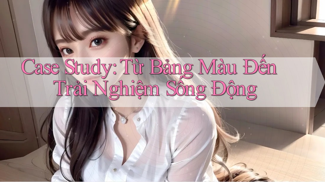 Case Study: Từ Bảng Màu Đến Trải Nghiệm Sống Động Case Study: Từ Bảng Màu Đến Trải Nghiệm Sống Động