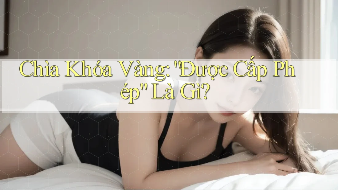 Chìa Khóa Vàng: “Được Cấp Phép” Là Gì? Chìa Khóa Vàng: “Được Cấp Phép” Là Gì?