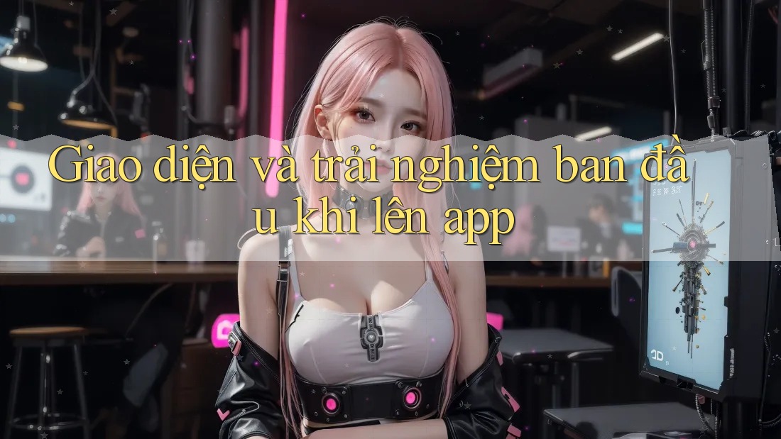 Giao diện và trải nghiệm ban đầu khi lên app Giao diện và trải nghiệm ban đầu khi lên app