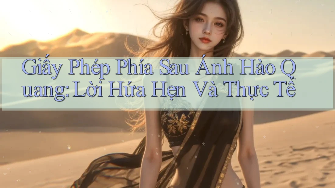 Giấy Phép Phía Sau Ánh Hào Quang: Lời Hứa Hẹn Và Thực Tế Giấy Phép Phía Sau Ánh Hào Quang: Lời Hứa Hẹn Và Thực Tế