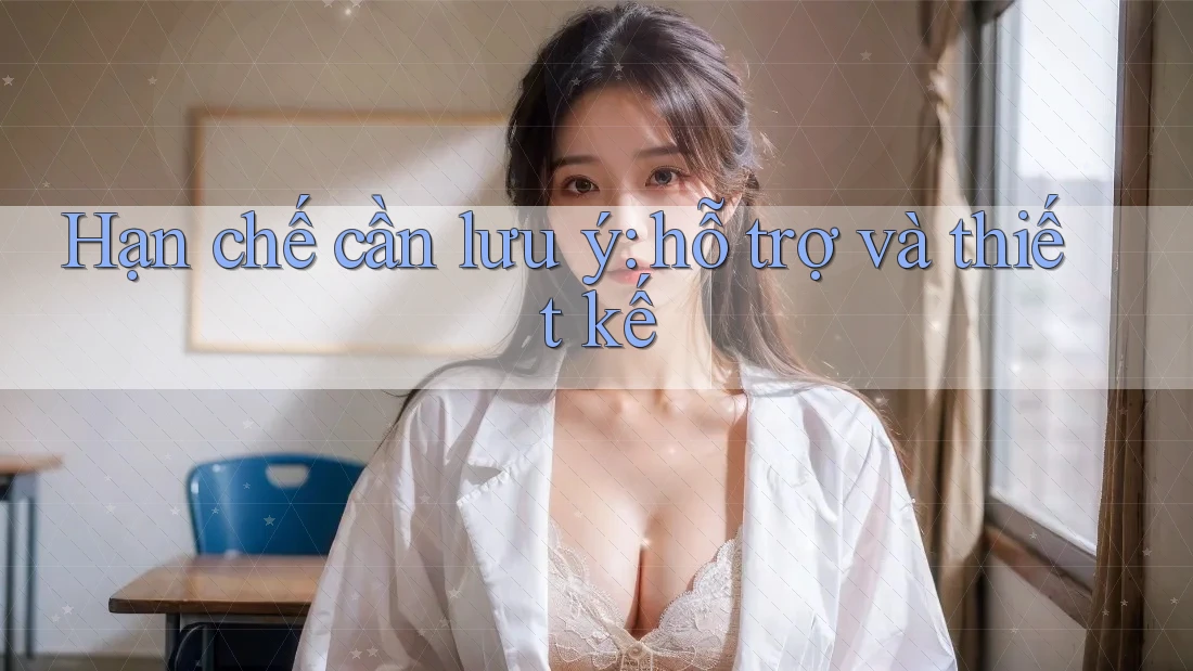 Hạn chế cần lưu ý: hỗ trợ và thiết kế Hạn chế cần lưu ý: hỗ trợ và thiết kế