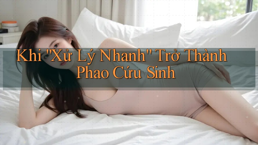 Khi “Xử Lý Nhanh” Trở Thành Phao Cứu Sinh Khi “Xử Lý Nhanh” Trở Thành Phao Cứu Sinh