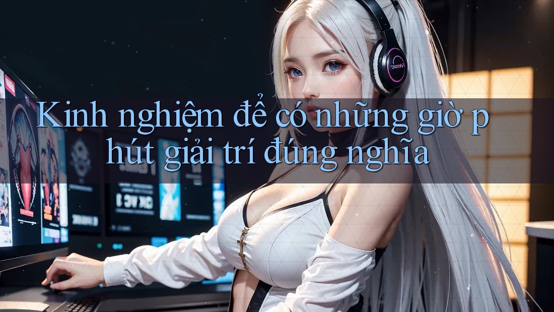 Kinh nghiệm để có những giờ phút giải trí đúng nghĩa