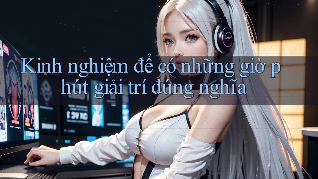 Kinh nghiệm để có những giờ phút giải trí đúng nghĩa