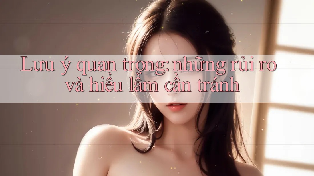 Lưu ý quan trọng: những rủi ro và hiểu lầm cần tránh Lưu ý quan trọng: những rủi ro và hiểu lầm cần tránh