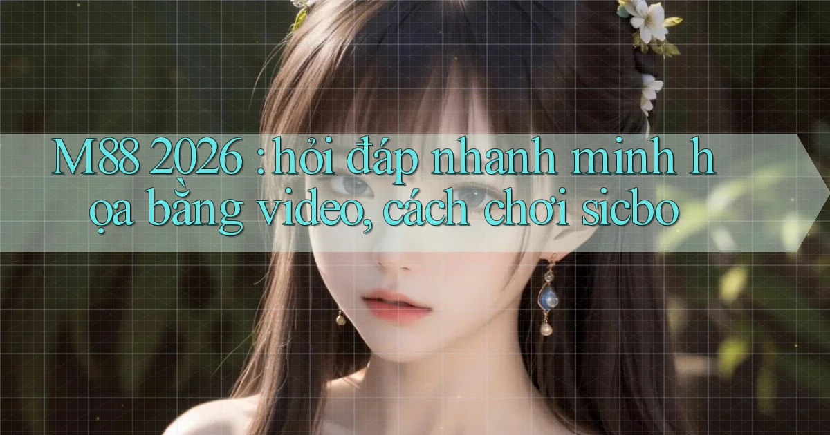 M88 2026 hỏi đáp nhanh minh họa bằng video, cách chơi sicbo