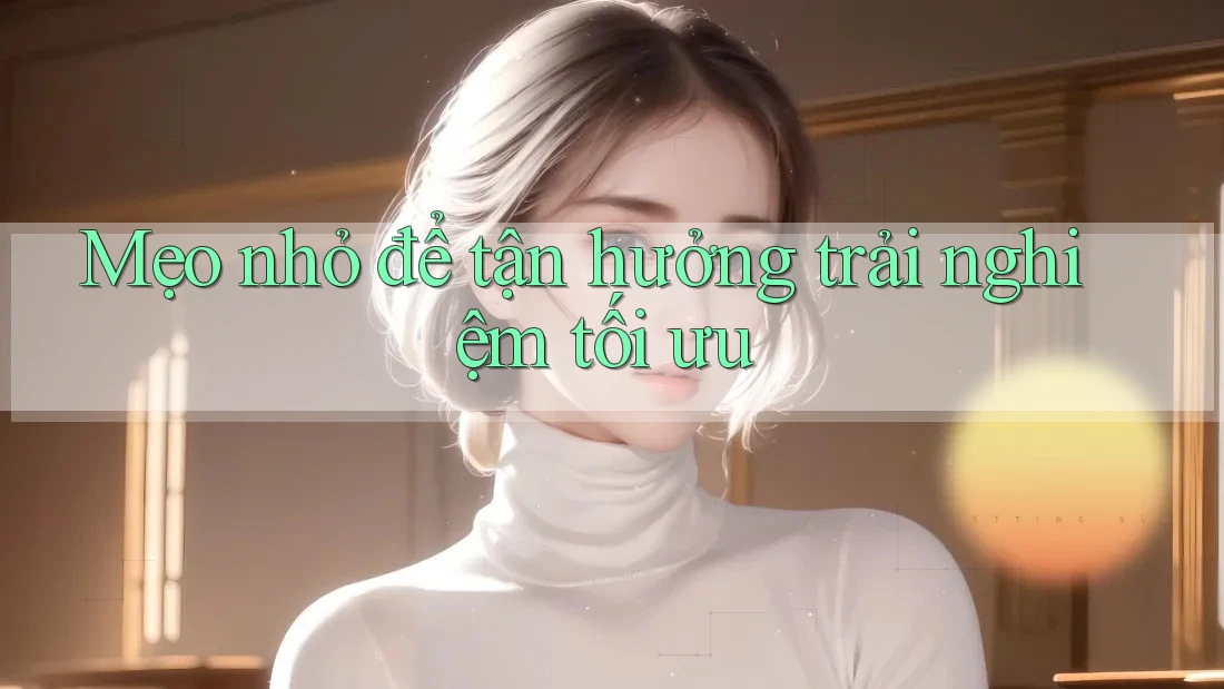 Mẹo nhỏ để tận hưởng trải nghiệm tối ưu