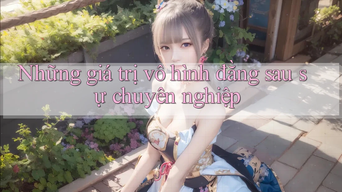 Những giá trị vô hình đằng sau sự chuyên nghiệp Những giá trị vô hình đằng sau sự chuyên nghiệp