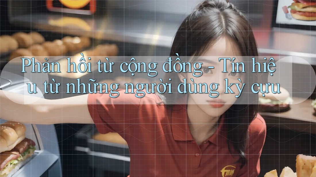 Phản hồi từ cộng đồng - Tín hiệu từ những người dùng kỳ cựu Phản hồi từ cộng đồng - Tín hiệu từ những người dùng kỳ cựu