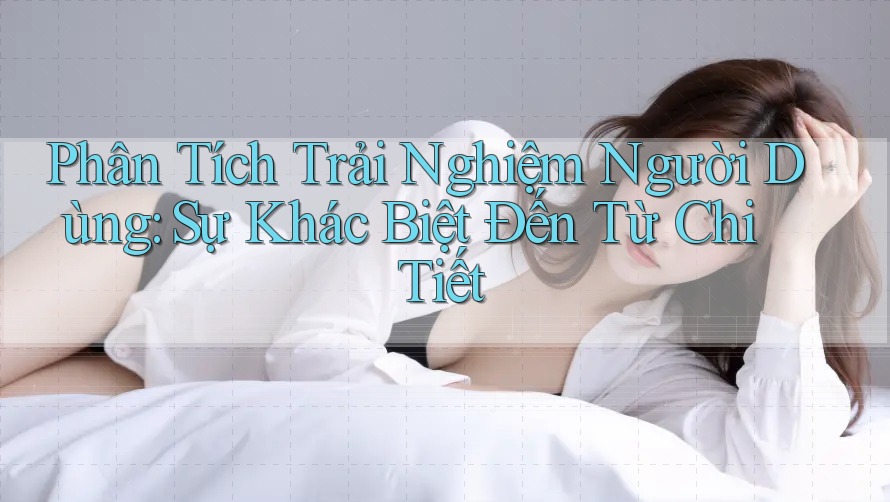 Phân Tích Trải Nghiệm Người Dùng: Sự Khác Biệt Đến Từ Chi Tiết Phân Tích Trải Nghiệm Người Dùng: Sự Khác Biệt Đến Từ Chi Tiết