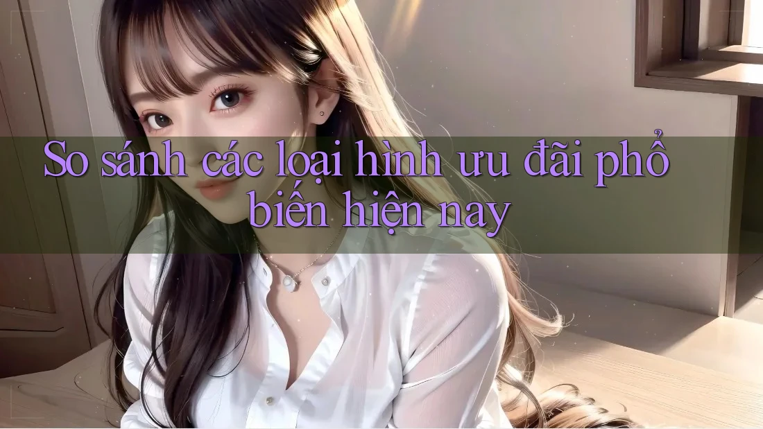 So sánh các loại hình ưu đãi phổ biến hiện nay