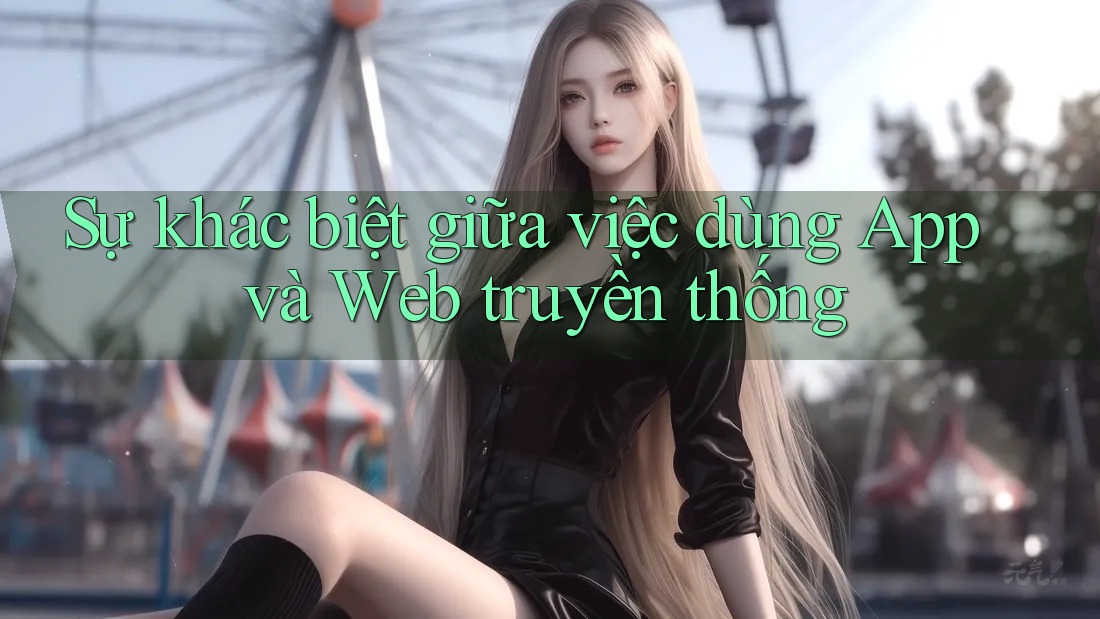 Sự khác biệt giữa việc dùng App và Web truyền thống Sự khác biệt giữa việc dùng App và Web truyền thống