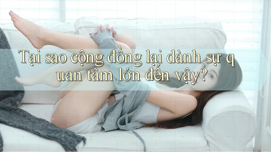Tại sao cộng đồng lại dành sự quan tâm lớn đến vậy?