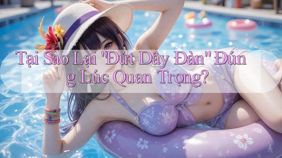 Tại Sao Lại “Đứt Dây Đàn” Đúng Lúc Quan Trọng? Tại Sao Lại “Đứt Dây Đàn” Đúng Lúc Quan Trọng?