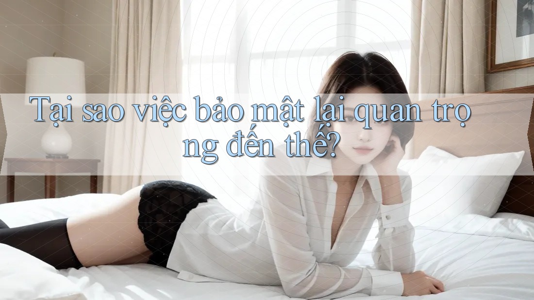 Tại sao việc bảo mật lại quan trọng đến thế? Tại sao việc bảo mật lại quan trọng đến thế?
