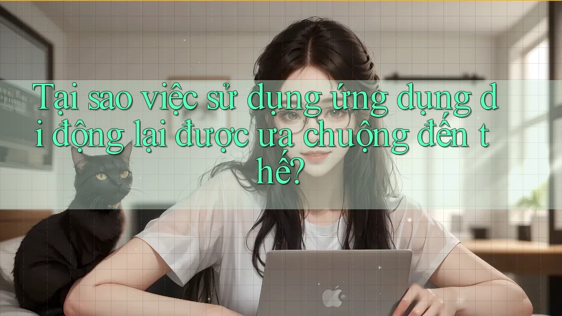 Tại sao việc sử dụng ứng dụng di động lại được ưa chuộng đến thế? Tại sao việc sử dụng ứng dụng di động lại được ưa chuộng đến thế?