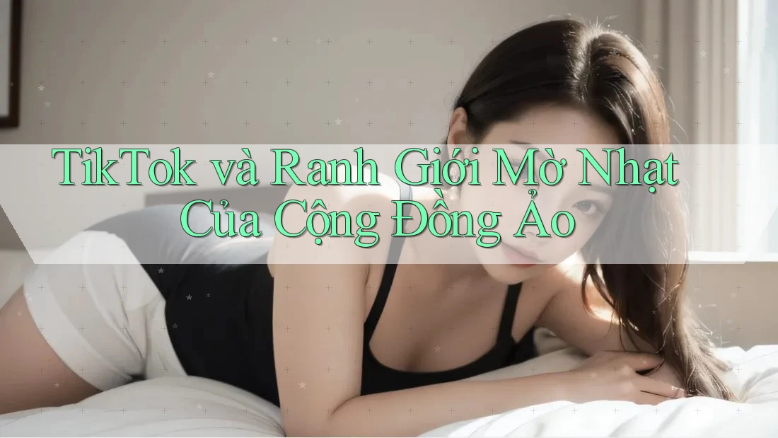TikTok và Ranh Giới Mờ Nhạt Của Cộng Đồng Ảo TikTok và Ranh Giới Mờ Nhạt Của Cộng Đồng Ảo