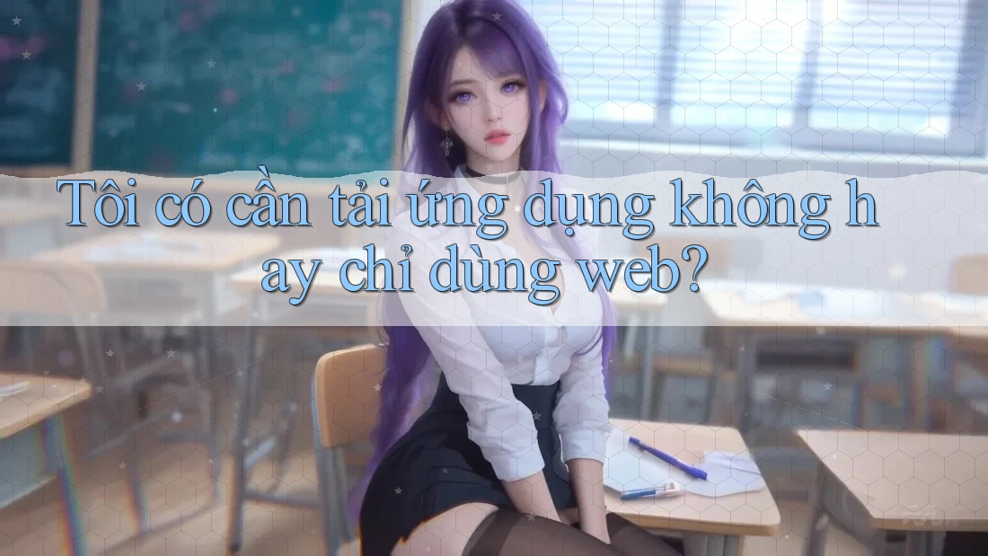 Tôi có cần tải ứng dụng không hay chỉ dùng web?