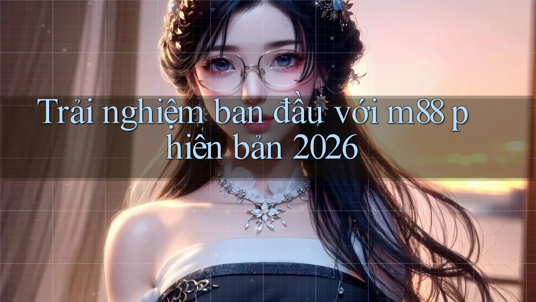 Trải nghiệm ban đầu với m88 phiên bản 2026 Trải nghiệm ban đầu với m88 phiên bản 2026