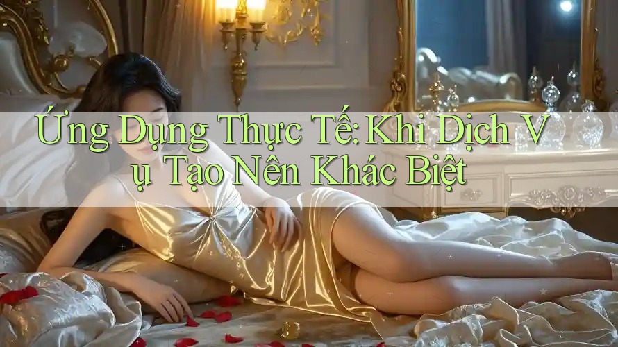 Ứng Dụng Thực Tế: Khi Dịch Vụ Tạo Nên Khác Biệt Ứng Dụng Thực Tế: Khi Dịch Vụ Tạo Nên Khác Biệt