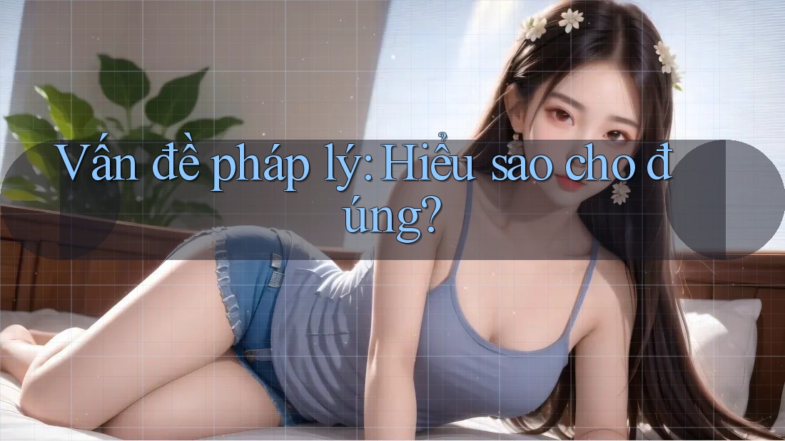 Vấn đề pháp lý – Hiểu sao cho đúng? Vấn đề pháp lý – Hiểu sao cho đúng?