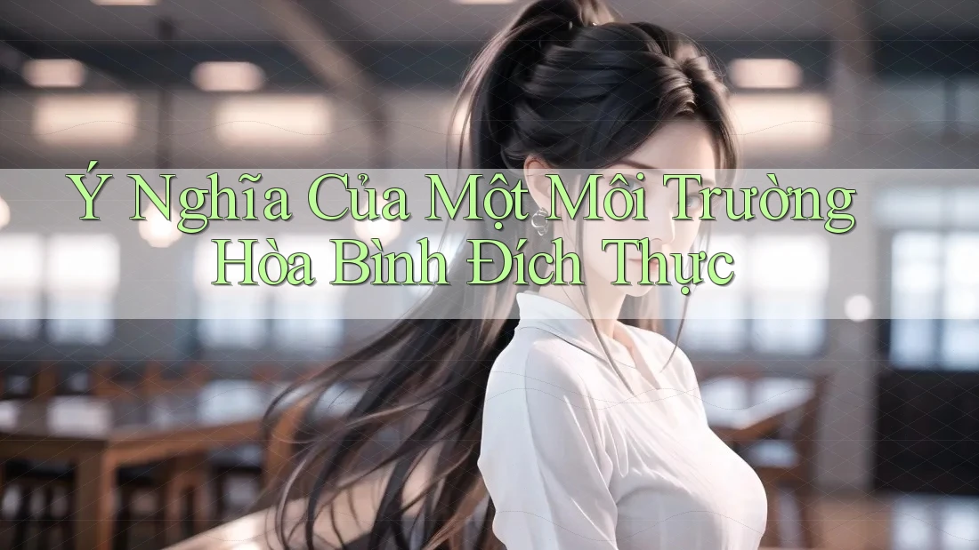 Ý Nghĩa Của Một Môi Trường Hòa Bình Đích Thực